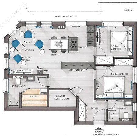 Domizil Duene 8_appartement 8 Apartament *